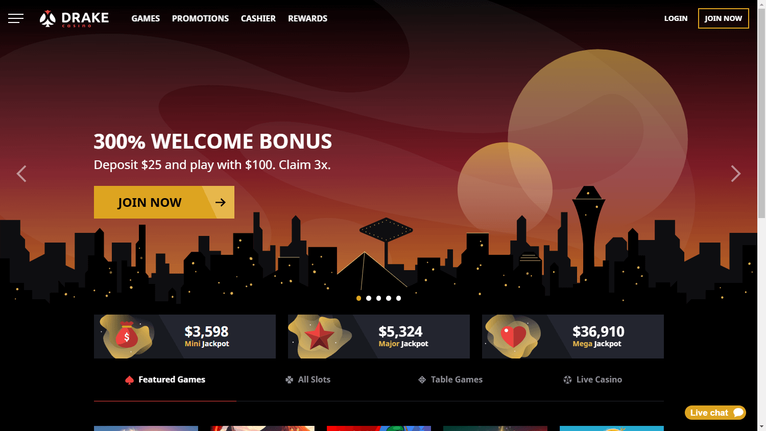 Drake Casino Desktop screenshot