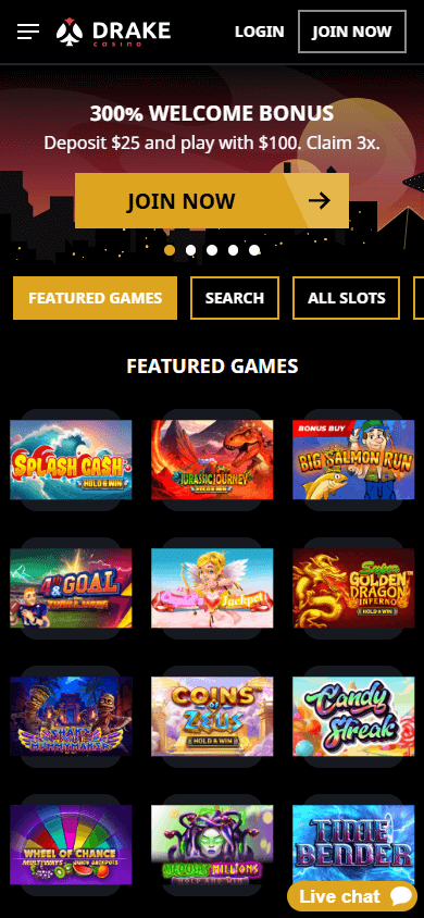 Drake Casino Mobile screenshot